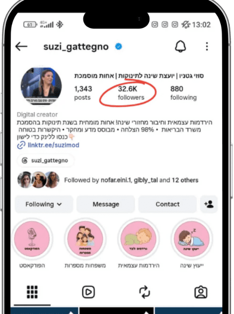 האינסטגרם של סוזי גטניו - suzi_gattegno